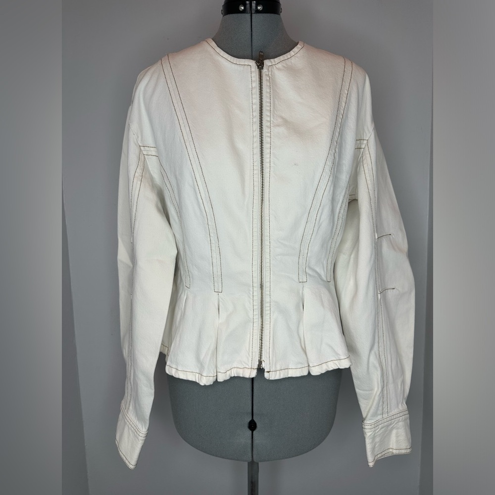 DALA PEPLUM ZIP JACKET size 28
